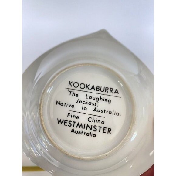 Kookaburra Trinket Dish The Laughing Jackass Westminster China Australia - Picture 7 of 7